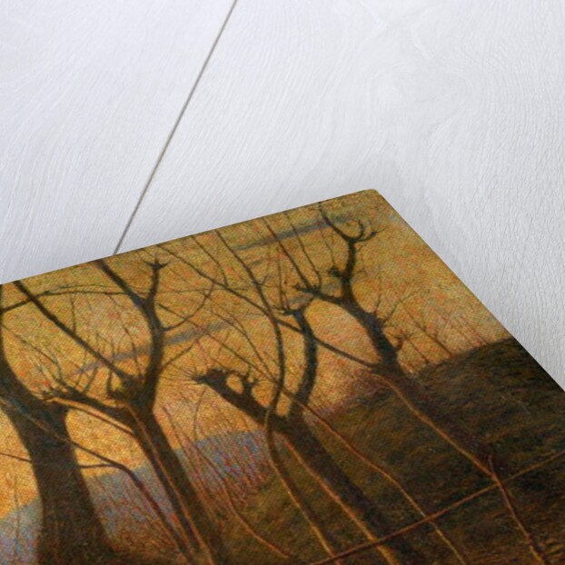 The warm stream or The washerwoman, 1920 by Vittore Grubicy de Dragon