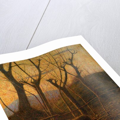 The warm stream or The washerwoman, 1920 by Vittore Grubicy de Dragon