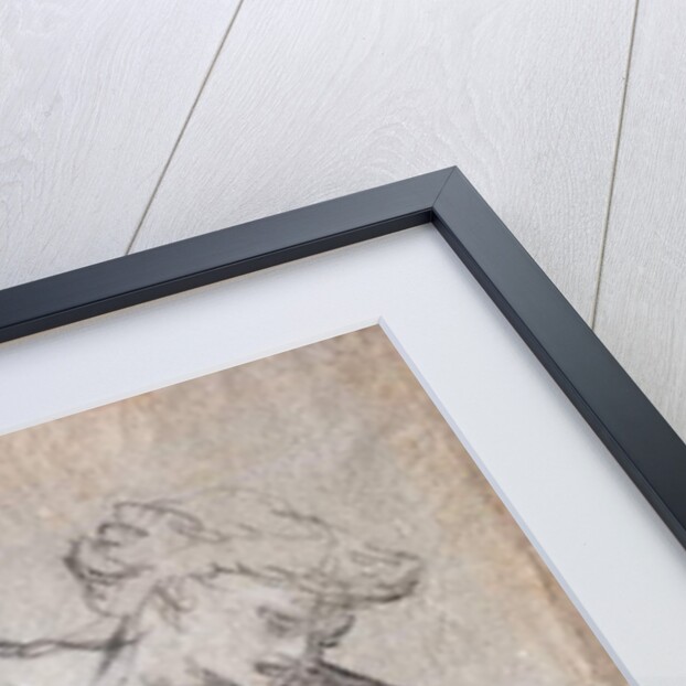 Male figure, Study for Bacchus in the Age of Silver fresco by Pietro da (1596-1669) Cortona