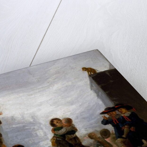 Children fighting and playing on a see-saw, 1782-1785 by Francisco Jose de Goya y Lucientes