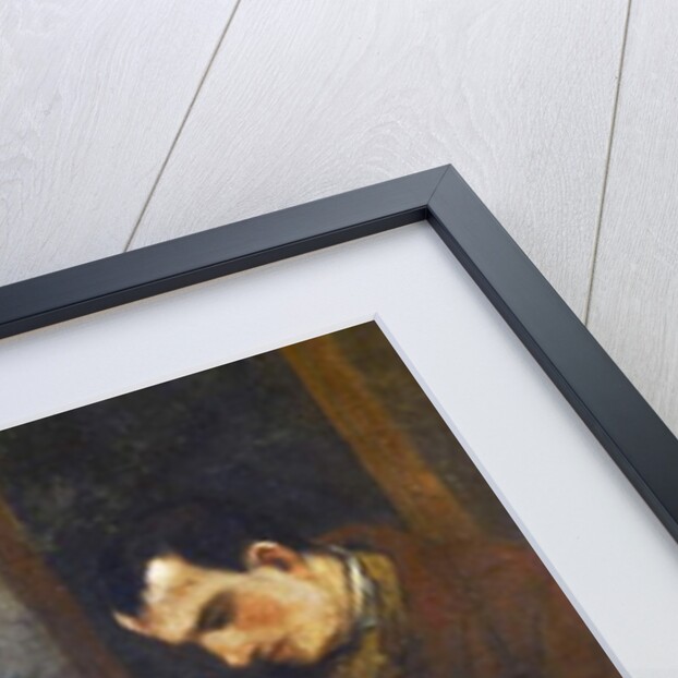 Charles Baudelaire, detail from The painter's studio, 1854- 1855 by Gustave Courbet