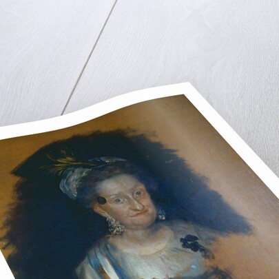 Infanta Maria Josefa, preliminary sketch for the group portrait of The Family of Charles IV, 1800 by Francisco Jose de Goya y Lucientes