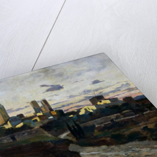 San Gimignano, 1862-1863 by Stanislao Pointeau