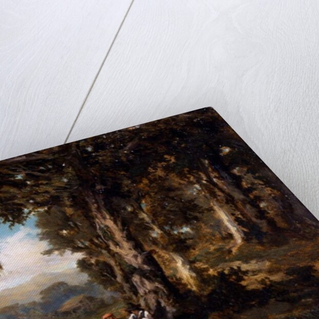 Figures in wood or Rest in woods, 1857 by Serafino de Tivoli