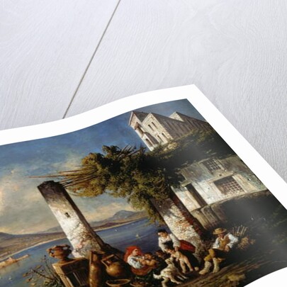 Naples seen from Posillipo by Consalvo Carelli