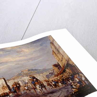 Naples from the Marinella by Consalvo Carelli