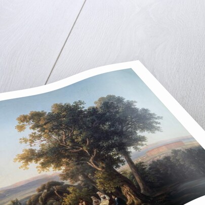 The Caserta plain, 1860 by Alessandro Fergola