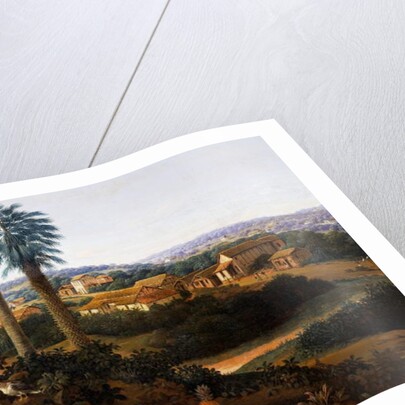 Serinhaem village in Brazil or The home of a sugar cane planter in Brazil by Frans Jansz Post