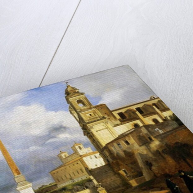 Trinity of Death and Villa Medici in Rome, 1808 by Francois-Marius Granet