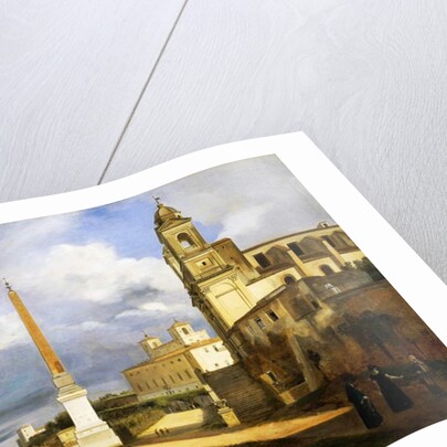 Trinity of Death and Villa Medici in Rome, 1808 by Francois-Marius Granet