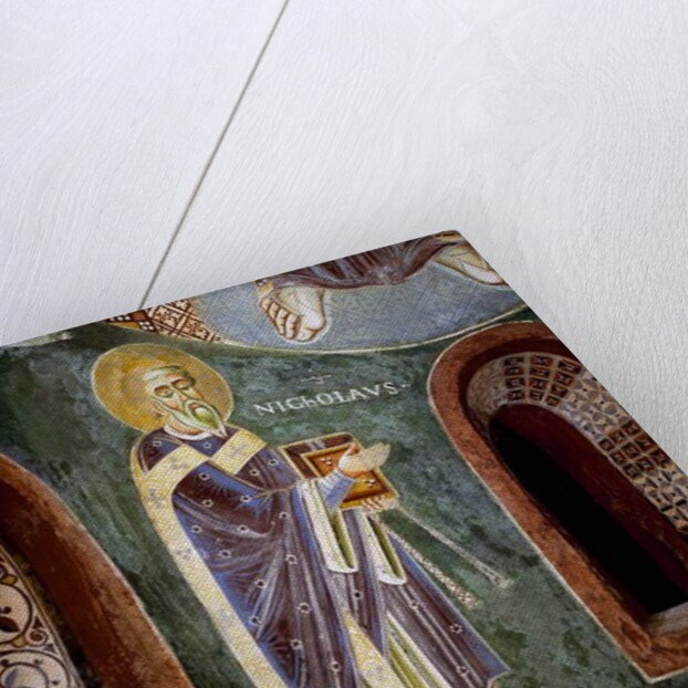 St Nicola, detail by Byzantine