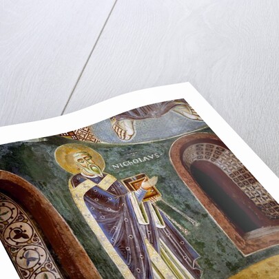 St Nicola, detail by Byzantine