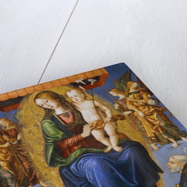 Madonna and Child with St Severino and Dominic by Bernardino di Mariotto