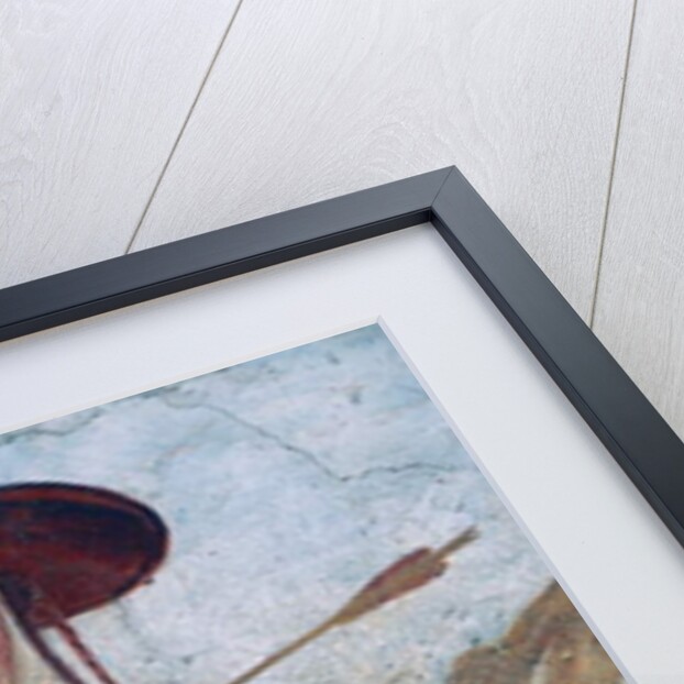 The Cardinal and Death, detail from The Dance of Death, 1539 by Simone II Baschenis