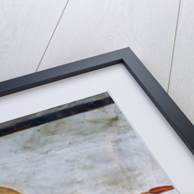 Death holding up hourglass by Simone II Baschenis