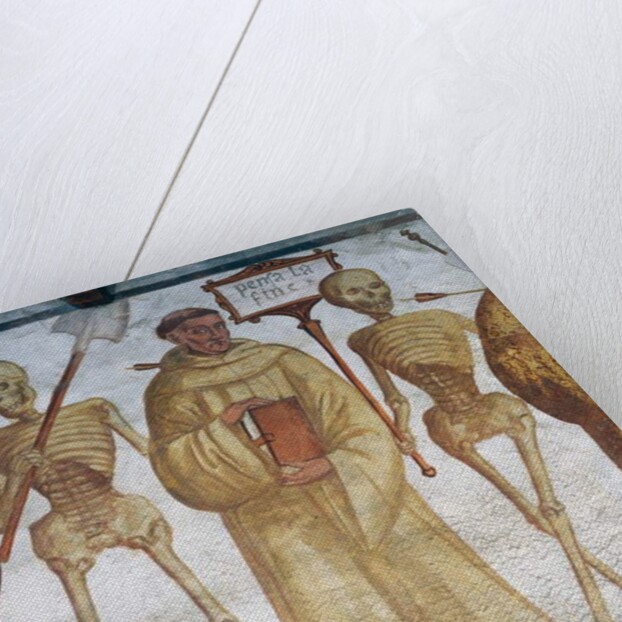 Death with the Monk and the Emperor by Simone II Baschenis