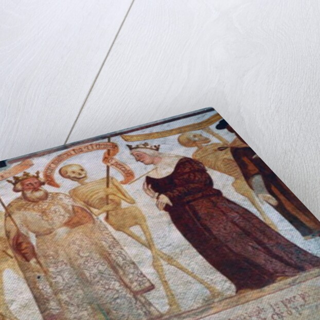 Death with the Emperor, the King and the Queen by Simone II Baschenis