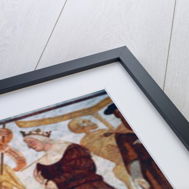 Death with the Emperor, the King and the Queen by Simone II Baschenis