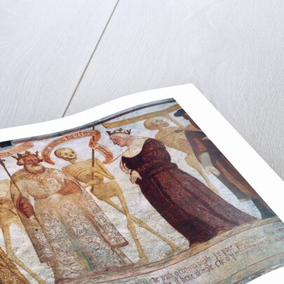 Death with the Emperor, the King and the Queen by Simone II Baschenis