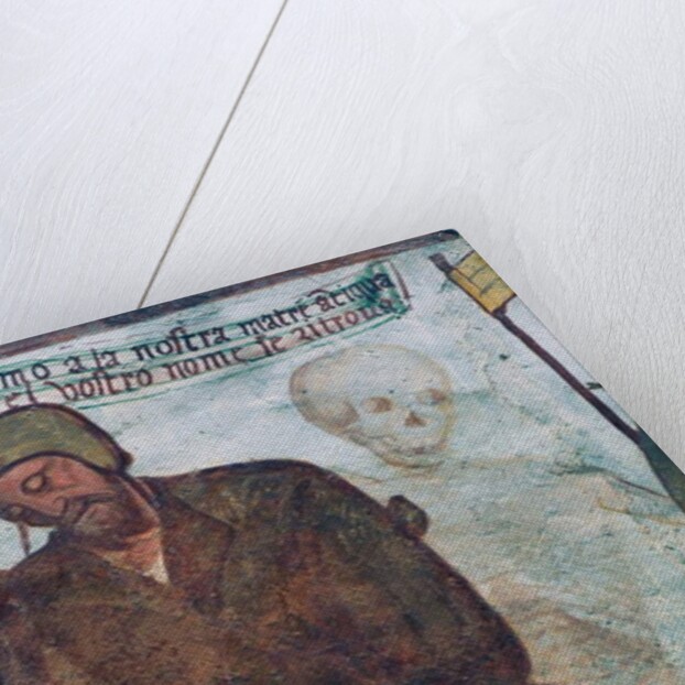 Death with the lame man by Simone II Baschenis