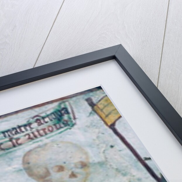 Death with the lame man by Simone II Baschenis