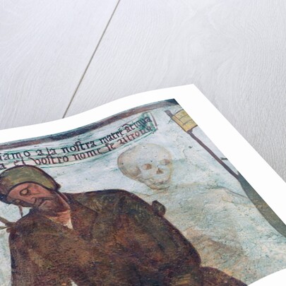 Death with the lame man by Simone II Baschenis