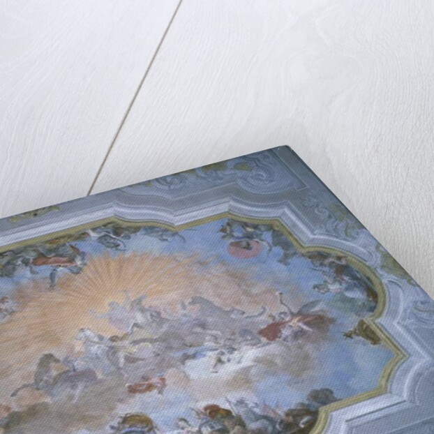 Four corners of the world, ceiling of the ballroom, 1753 by Giovanni Battista Crosato