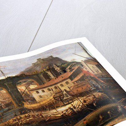 The Shipyards of La Ciotat, 1664 by Jean Baptiste I de La Rose