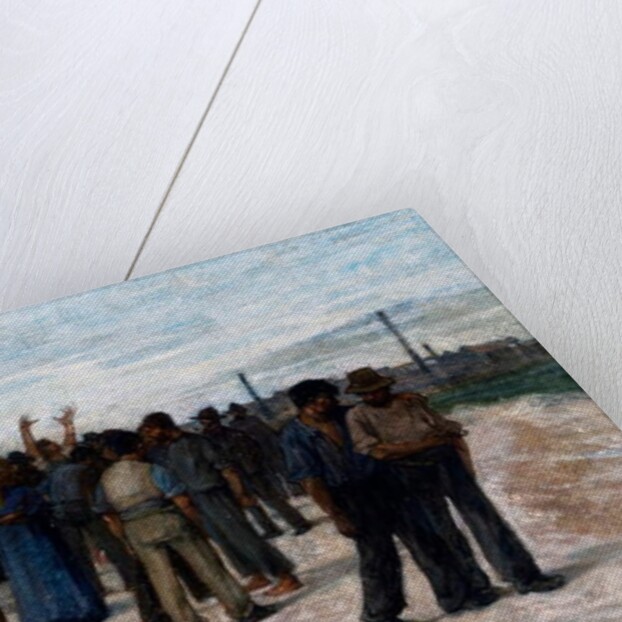 The Strike, 1889 by Plinio Nomellini