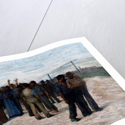 The Strike, 1889 by Plinio Nomellini