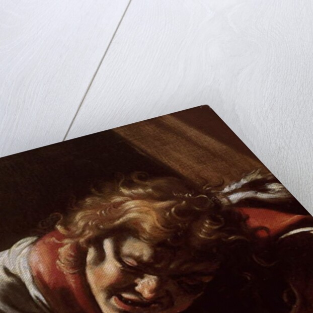 Detail of David from David and Goliath, 1609-10 by Orazio Borgianni