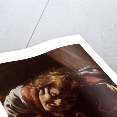 Detail of David from David and Goliath, 1609-10 by Orazio Borgianni