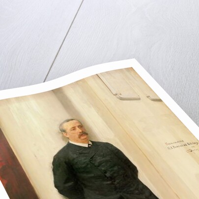 Portrait of Alexander Borodin, 1888 by Ilya Efimovich Repin