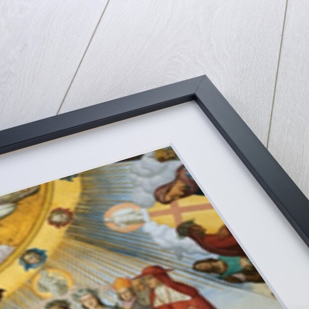 Dante and Beatrice speak to the teachers of wisdom by Philipp Veit