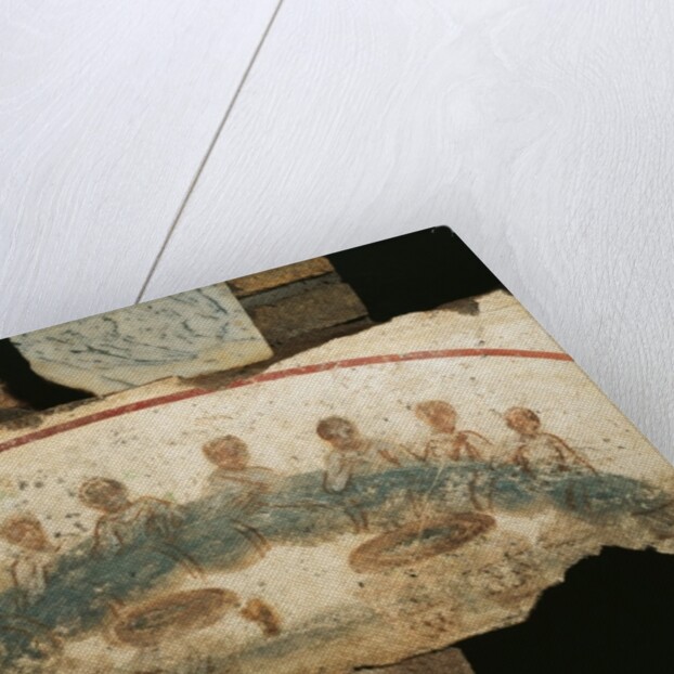 Eucharistic banquet, Cubicula of the Sacraments by Paleo-Christian