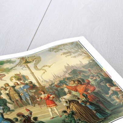 The Feast of St. John, Scene 5 from 'Die Meistersinger' by Richard Wagner, 1888 by Michael Echter