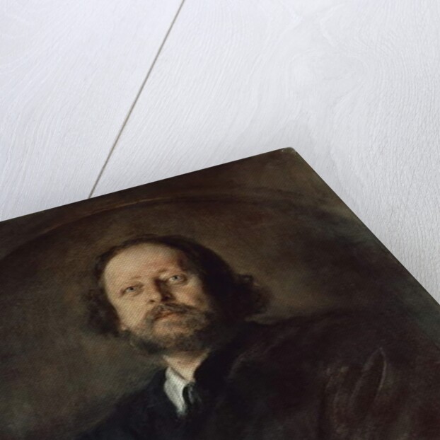 Portrait of German writer Paul Johann Ludwig von Heyse, by German School