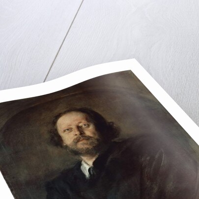 Portrait of German writer Paul Johann Ludwig von Heyse, by German School