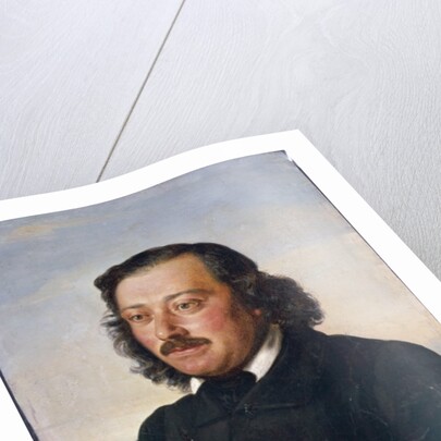 Portrait of Berthold Auerbach, 1846 by Rudolf Julius Benno Huebner