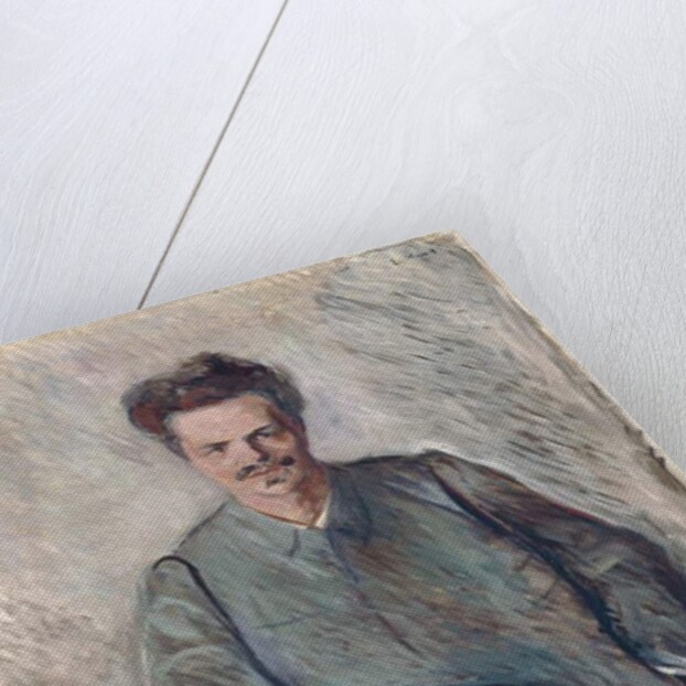 Portrait of Johan August Strindberg by Edvard Munch