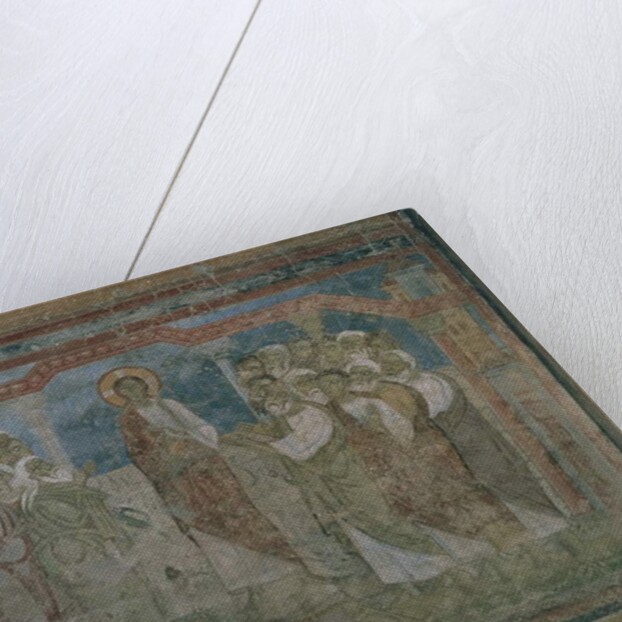 Jesus heals a possessed man in the Capernaum synagogue by Austrian School