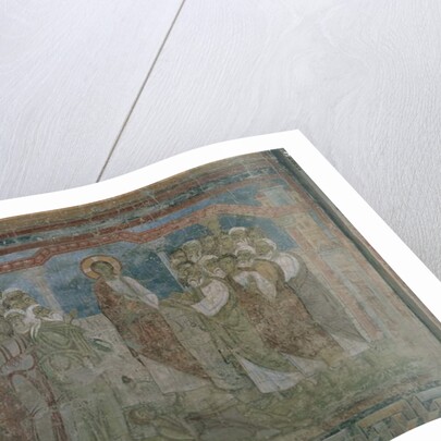 Jesus heals a possessed man in the Capernaum synagogue by Austrian School