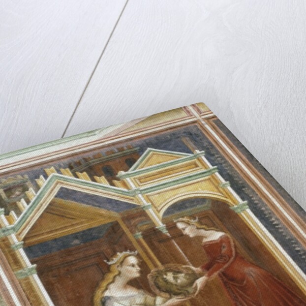 Salome offering the head of John the Baptist to her mother Herodius, c.1350-60 by Italian School