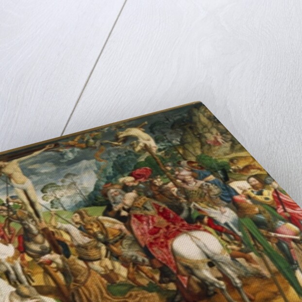 Altarpiece showing the Passion of Christ by Master of the Aachen Altar