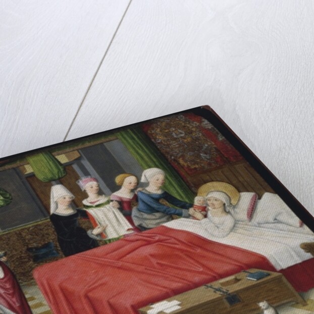 Birth of the Virgin, 1485 by Master of the Aachen Altar