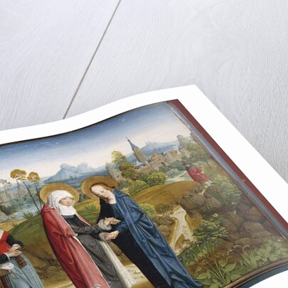 The Visitation, 1485 by Master of the Aachen Altar
