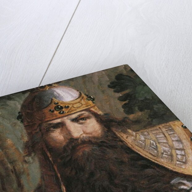 Gunther, King of Burgundy, c.1882-83 by Wilhelm Hauschild