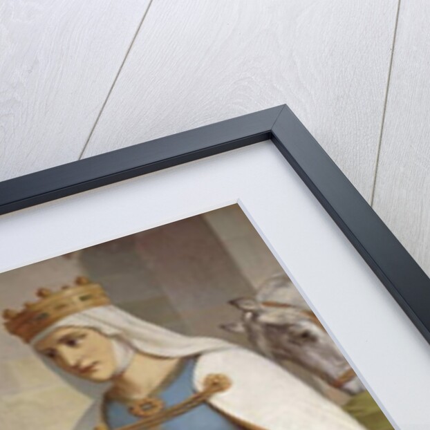 Parzival bidding farewell to his mother, Queen Herzeloyde by Christian Jank