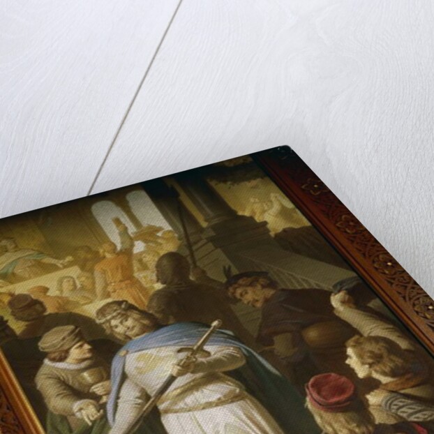 The best poets and minstrels come together at Wartburg and are rewarded by Landgrave Hermann for particularly fine achievements by Ferdinand II Piloty