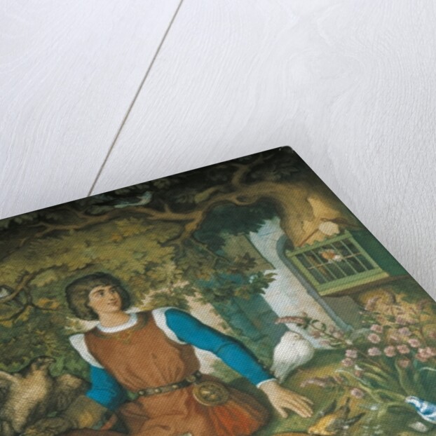 Portrait of Walther von der Vogelweide by Eduard Ille